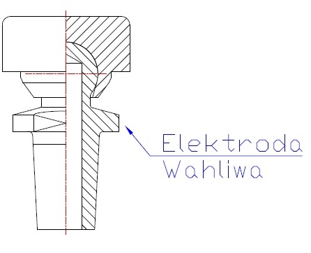 Elektroden für Widerstandsschweißmaschinen fertigen wir nach Normen, bereitgestellter Dokumentation oder Muster — Beispiel 3