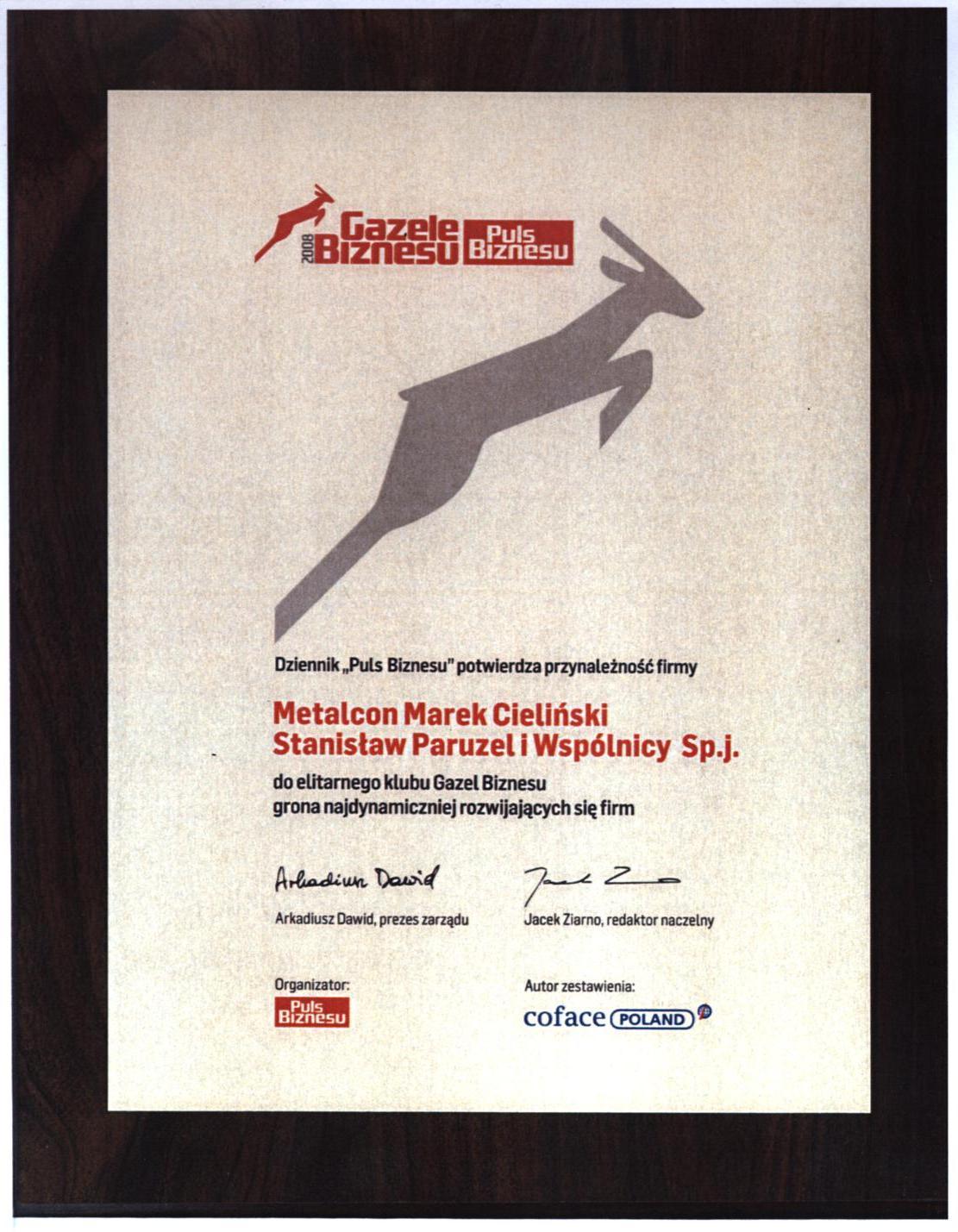 Gazela Biznesu 2008